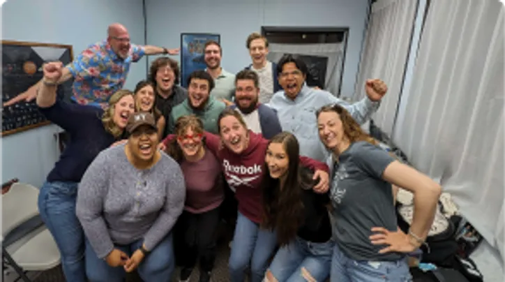 A group of happy and wacky improvisers!